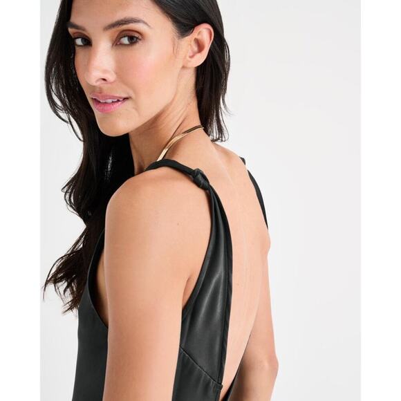 new Splendid x Rachel Love Boatneck Maxi Dress in Black, Large. Quiet Luxury. - Picture 2 of 11